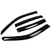 Auto Dynasty Compatible with Buick Park Avenue 4pcs Window Vent Visor Deflector Rain Guard (Dark Smoke)