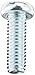Small Parts Steel Pan Head Machine Screw, Zinc Plated, Meets JIS B1111, #2 Phillips Drive, M4-0.7 Thread Size, 12 mm Length, Fully Threaded, Imported (Pack of 50)