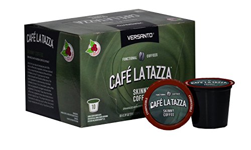 CafÃ© La Tazza Coffee Single Serve Cups, Fits Keurig K Cup Brewers, Skinny Coffee, Box of 10 (03440)