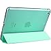 ESR Yippee Trifold Smart Case for iPad mini, Lightweight Trifold Stand Case with Auto Sleep/Wake, Microfiber Lining, Hard Back Cover for iPad mini 1/iPad mini 2/iPad mini 3 (Mint Green)