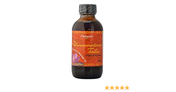 Padmashri Naturals Dhanvantara Classical Ayurvedic Massage Oil 200 Gram Amazon Ca Health Personal Care