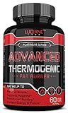 Advanced Fat Burner & Appetite Suppressant - Weight Loss Supplement for Women & Men, Acetyl L Carnitine, Energy Booster, Metabolism Booster for Weight Loss, Belly Fat Burner, Keto Friendly