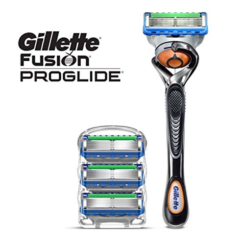 Gillette Fusion ProGlide Men's Razor Handle + 4 Refills