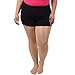 Stretch is Comfort Women's COTTON Stretch Booty Shorts Black XX Large