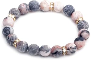 Healing Bracelet For Women Anxiety Crystal Bracelet Chakra Beaded Bracelets Rose Quartz Crystals And Healing Stones Yoga Bead