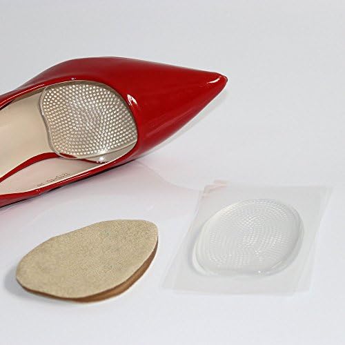 Metatarsal Gel Pads Ball of Foot Cushions,Self-Sticking Forefoot Shoe Insoles Thin,Relieve Foot Pain Pressure-3 Pairs