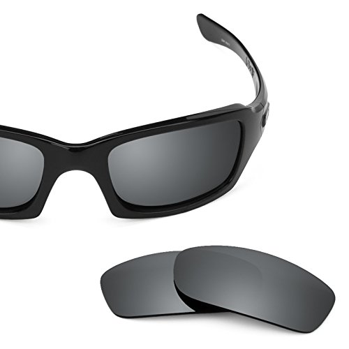 Revant Replacement Lenses for Oakley Fives Squared Polarized Black Chrome MirrorShield