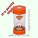 Safe & Simple 5 Minute Sand Timer + Bonus BLUE 2 Minute Toothbrush Timer. Large, Durable, Orange Hourglass for Kids + Exclusive Guarantee + Bonuses