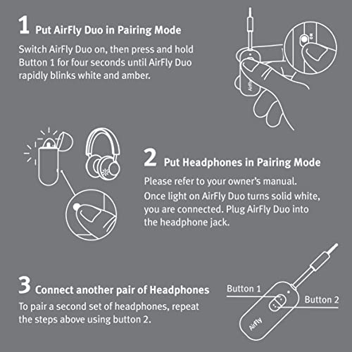 Twelve South AirFly Duo Bluetooth Wireless Audio Transmitter with