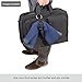 NEXARY Portable Jecket holder + gripper/Add-A-Bag and Luggage Strap/You can easy to carry Jacket and mufflers empty-handed! Your hands freely! Black