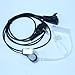 Covert Acoustic Tube Bodyguard Earpiece Headset with Microphone for Yaesu Vertex Radio VX-231