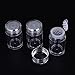 Coobbar 3pcs Multi-purpose 10ml loose powder jar Essential Oil Bottle nail powder bottle with 1/3/12 holes Refillable Bottles
