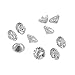 Pandahall 50pcs Clear Grade A Rivoli Xilion Diamond Shaped Cubic Zirconia Cabochons Chaton Rhinestone DIY Embellishment Faceted 4x2.5mm