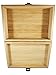 Bamboo Wood Hinged Cigar Storage Stash Box -8.5 x 6 x 2.5 Inches (Medical Marijuana)