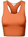 HATOPANTS Women Sleeveless Racerback Crop Camisole Tank Tops Cotton Basic Shirts