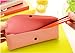 Mziart Cute Minimalist Pencil Case Coin Purse Pouch Fashion Cosmetic Makeup Bag (Pink)