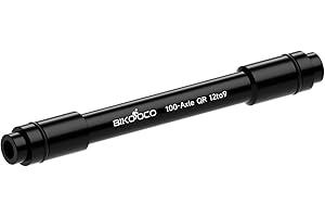 BIKOOCO Bike QR Adapter - Thru Axle Hub Quick Release 12mm to 9mm/ 15mm to 9mm/ 15mm to12mm/ 20mm to 15mm Bicycle Front Wheel Hub Adapter