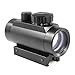 Twod Red Green Dot Sight 1x30mm Rifle Scope with 20mm Picatinny Weaver Mount Illuminated Reticle for Hunting