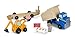 Melissa & Doug Classic Toy Wooden Dump Truck & Loader with Construction Pieces