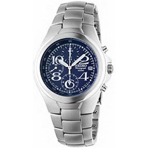 Seiko Chronograph Water Resistant Bracelet Strap Gents Sports Watch SND333J1