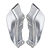 Astra DepotS 1 Pair Chrome Mid-Frame Air Deflectors for 2009-2016 Harley Road King Street Electra Tri Glide