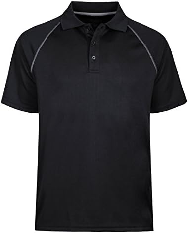 TIHEENGolf Shirts for Men,Short Sleeve Moisture Wicking Proformance Big & Tall Polo Shirts