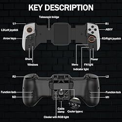 arVin Mobile Gaming Controller for iPhone & Android