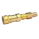 Stanbroil Propane/Natural Gas 100% Solid Brass Quick Connector Kit 3/8