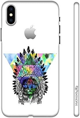 Enthopia Designer Hardshell Case Red Cat Back Cover for Apple iPhone X with Special Cut