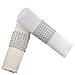 Digoon Napkin Rings Rhinestone Napkin Rings Adornment For Wedding Party (100 PCS, Silver)