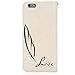 iPhone 6 Case,Fashion Newest Design Feather Pattern Flip Pu Leather Wallet Case Cover Premium Stand Card Slots Function By Shimu Fit For iPhone 4.7 Inch White