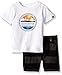Quiksilver Baby Boys' Jersey Tee and Stripes Shorts Set