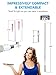 Premium 5-in-1 Bluetooth Selfie Stick for iPhone XR XS X 8 7 6 5, Samsung Galaxy S9 S8 S7 S6 S5 - Get Perfect HD Selfies - No Apps No Downloads No Hassle (Powered by USA Technology)
