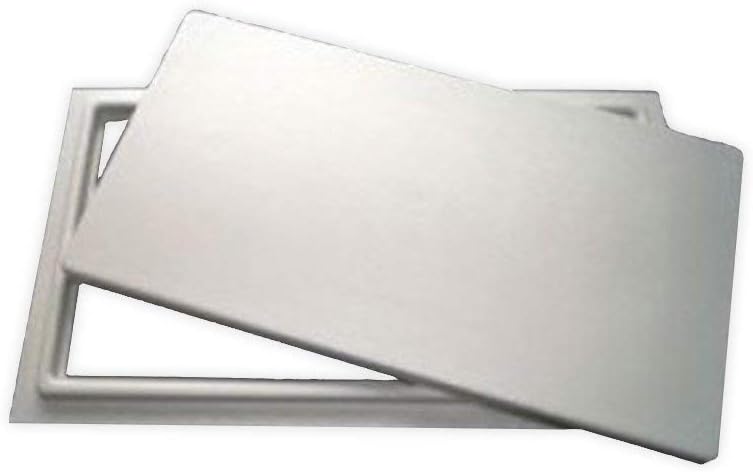 Crawl Space Door without Louvers for Crawl Space Access, Ventilation or Encapsulation (White) (16" Height x 24" Width)