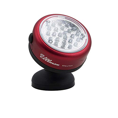 Ullman RT2-LTCH Aluminum Rechargeable Rotating Magnetic 24 LED Work Light with 110V Charger