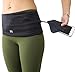 Limber Stretch Travel Money Belt Unisex, Running Belt, Insulin Pump Fanny and Hiking Waist Pack with Key Clip | Large Sweatproof Security Pocket Fits All iPhones, Passports | Extra Wide Spandex