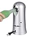 Electric Can Opener with Bottle Opener Pop Top Opener Knife Sharpener, Extra-Tall for All Standard Size, Smooth Edge Can Opener, Chrome Coating