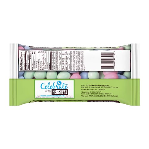 HERSHEY'S EGGS Chocolates, Candy Coated Solid Milk Chocolate Eggs in