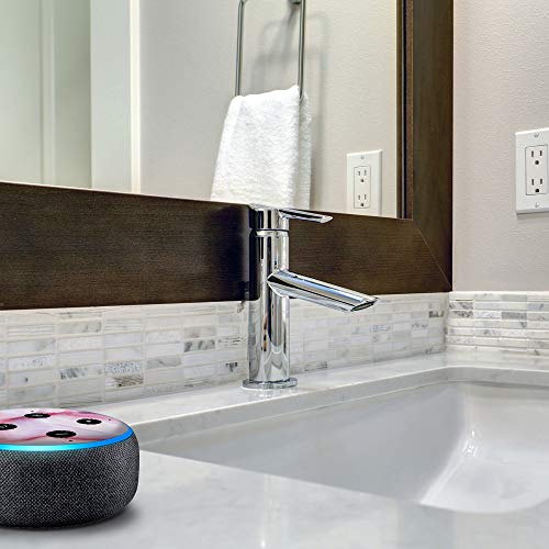 Pink Stone Marble Geode - Vinyl Decal Skin Compatible with Amazon Echo Dot 3rd Generation Alexa - Decorations for Your Smart Home Speakers, Great Accessories Gift for mom, dad, Birthday, Kids