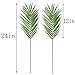 Bird Fiy 8 Pack Artificial Palm Leaves Faux Plants Palm Leaf Greenery Tropical Palm Tree Leaves for Palm Wedding Arrangement Jungle Party Decorations