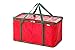 Christmas Lights Storage Crate/Organizer Bag, Red, 24L x 12W x 12H inches