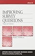 Improving Survey Questions: Design and Evaluation (Applied Social Research Methods)
