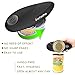 Electric Can Opener, 2AA Batteries Operated Smooth Soft Edge with One-Touch Start Automatic Can Opener for Arthritis Individuals, Seniors