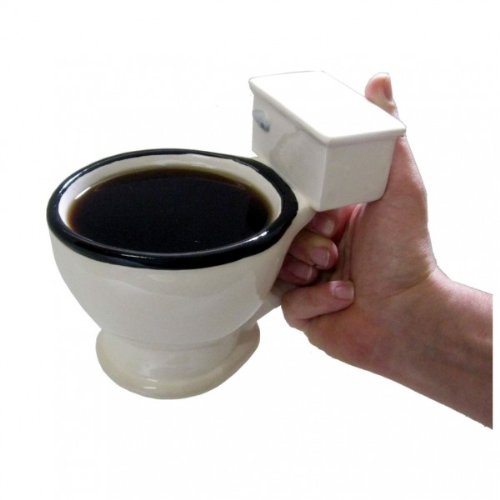 Klo Becher - Der Toiletten Kaffee Becher
