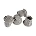 DMI Walker and Cane Replacement Tips for Stability, 1 Inch, Gray, 4 Count