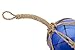 IMAX 50890-3 Buoyant Glass Floats in Blue - Set of 3 Glass Fishing Net Floats - Coastal Indoor and Outdoor Accessory. Decorative Accessories