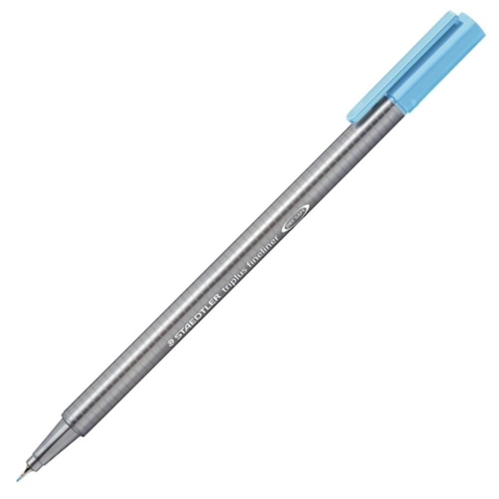 Staedtler Triplus Fineline 334 – Superfine Tip 0.3 mm Blue, Grey