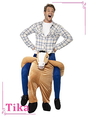 独特の上品 コスプレ小物小道具 メンズコスプレ フリーサイズ La Hwm ピギーバックホースコスチューム フリーサイズ B07g26m3q5 ティカ Tika ブラウン ブルー ブラウン ブルー 即納 最大半額 Www Anff Nsw Org