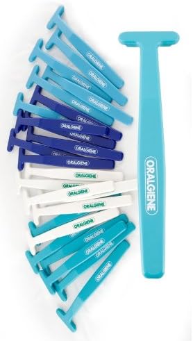 Oralgiene Tongue Scraper -Bulk 24 Per Pack (4 Colors)