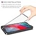iCarez Tempered Glass Screen Protector for iPhone XS Max 6.5-Inches, 2-Pack 3D Full Coverage
